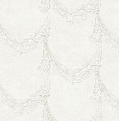 Tapete, Designtapete, Spitze, Glanz, Ranken, Ecru, Stein, Kiesel, Struktur