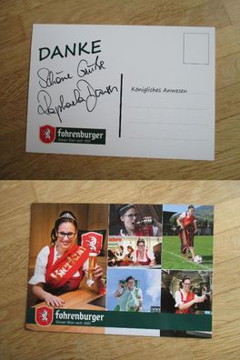 2. Vorarlberger Bierkönigin Raphaela Dünser - handsigniertes Autogramm!!!