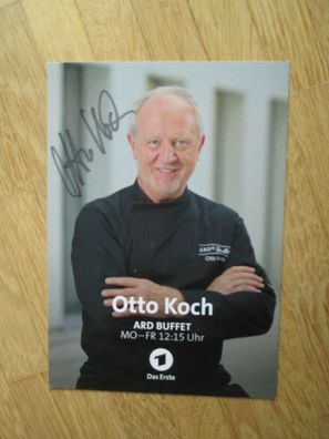 SWR ARD Buffet Starkoch Otto Koch - handsigniertes Autogramm!!!