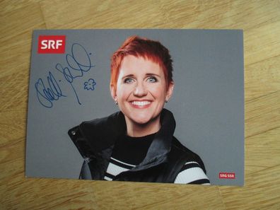 SF Fernsehmoderatorin Steffi Buchli - handsigniertes Autogramm!!!