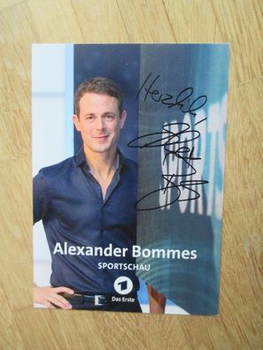 WDR Sportschau Fernsehmoderator Alexander Bommes - handsigniertes Autogramm!!!