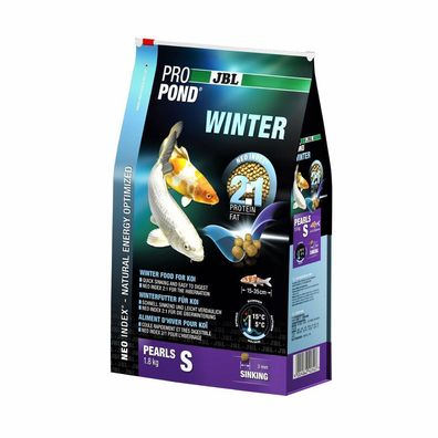 JBL ProPond Winter S, Winterfutter für kleine Koi - 1,8 kg