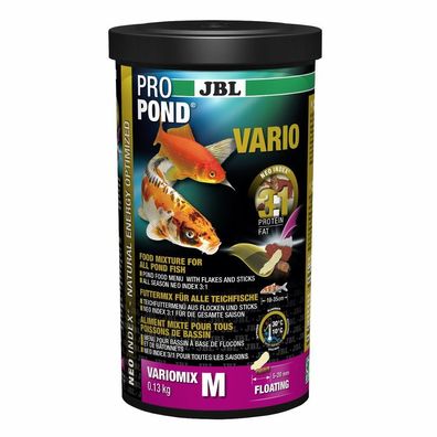 JBL ProPond Vario, Futtermix für alle Teichfische - 0,13 kg
