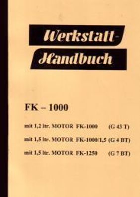 Reparaturanleitung Ford Transit, FK 1000, FK1250, Lieferwagen, Transporter