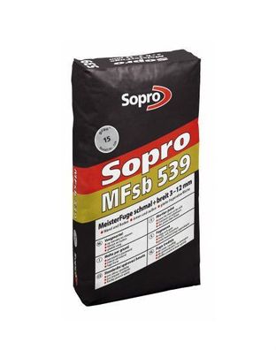 Sopro MFsb 559 Meisterfuge schmal + breit Fugenmörtel 25kg betongrau