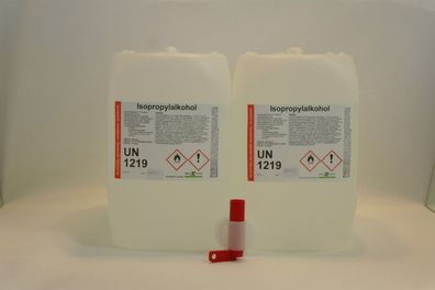 Isopropylalkohol 99,9% 2 x 10 Liter inkl. Auslaufhahn - IPA - Isopropanol