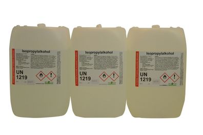 Isopropylalkohol 99,9% 30 Liter Kanister - IPA - 3 x 10 Liter Isopropanol