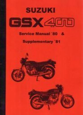 Reparaturanleitung SUZUKI GSX 400, Motorrad, Zweirad, Oldtimer, Klassiker