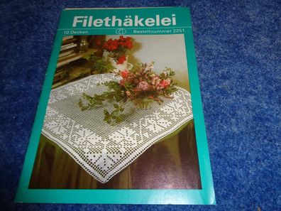 Filethäkelei-10 Decken-Verlag für die Frau-Nr. 2251