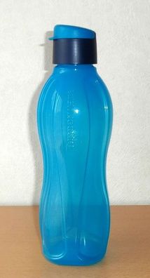 Tupperware® * * EcoEasy 750 ml * * Flasche mit Trinkverschluss - BLAU/ PETROL