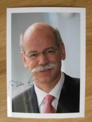 Mercedes Chef Dr. Dieter Zetsche handsign. Autogramm!!!