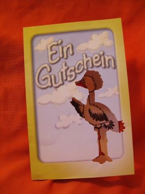 1Glückwunschkarte : Gutschein Nr3