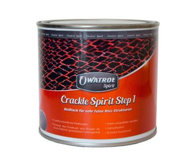 Crackle Spirit Step 1 79,8€/ l 0,5l Owatrol Riss Erzeugung Strukturen Reißlack