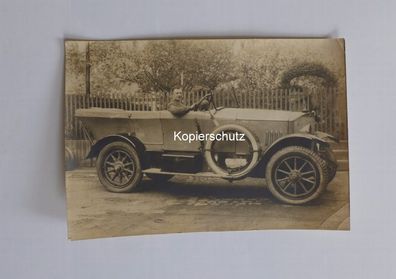 Foto Oldtimer Auto PKW Daimler Mercedes Speichenrad