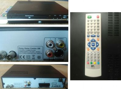 DVD-Player digitalen terrestrischen TV-Tuner Easy Home Combo 08. Funktion einwandfrei