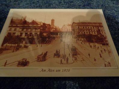 25/ Repro Postkarte-Berlin -Kunst und Bild-Am Alex um 1906