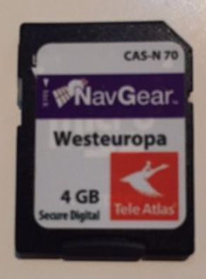 Kartenmaterial für Creasono CAS-N 70 Westeuropa 4GB MicroSD