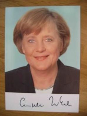 Bundeskanzlerin CDU Dr. Angela Merkel - Autogramm!!!
