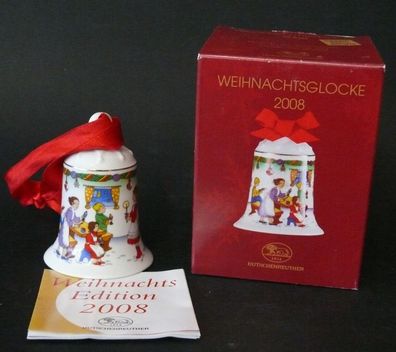 Hutschenreuther Porzellan Weihnachts Glocke 2008 in der Holzwerkstatt Ole Winther