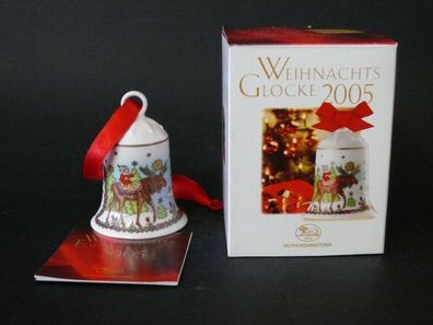 Hutschenreuther Porzellan Weihnachts Glocke 2005 Land der 1000 Seen Ole Winther