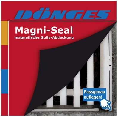 Gully Abdeckung Magni-Seal 60 x 60 cm Magnet Abdichtmatte Kanaldeckel