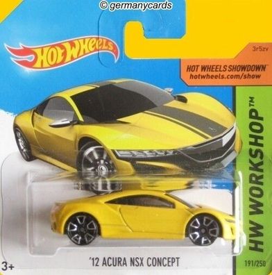 Spielzeugauto Hot Wheels 2015* Honda Acura NSX Concept 2012