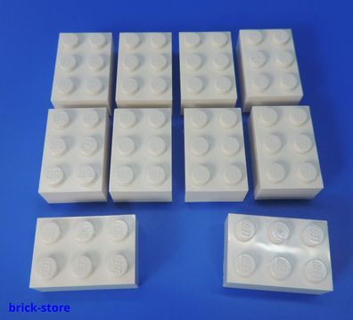 LEGO® Nr- 300201 / 2x3 Grundbausteine weiß / 10 Stück