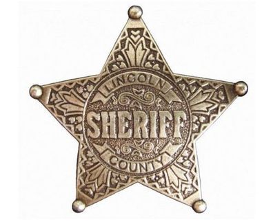 Abzeichen Sheriffstern Lincoln Country