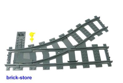 LEGO® Eisenbahn Schienen Weiche links Für (7938,7939,7897,7898,3677,10219)
