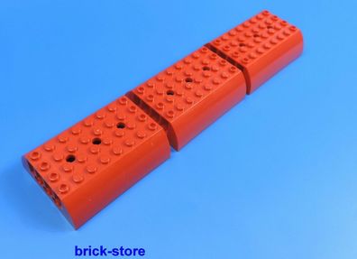 LEGO® Eisenbahn (7938) Zug / Lok / Waggon Dach rot / 3 Stück