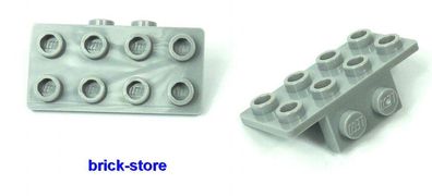 LEGO ® / hellgraue / 1x2-2x4 Winkel Platte / 2 Stück