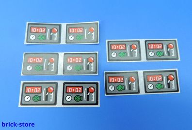 LEGO® (25) Sticker (60051) Aufkleber / Waggon / Lok cockpit / 10 Stück
