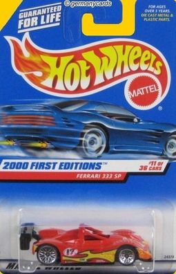 Spielzeugauto Hot Wheels 2000* Ferrari 333 SP