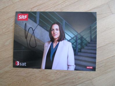 SF Fernsehmoderatorin Nina Brunner - handsigniertes Autogramm!!!