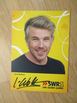 SWR Moderator Jens Wolters - handsigniertes Autogramm!!!