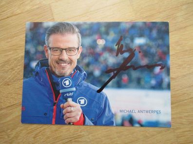 RBB Sportschau Fernsehmoderator Michael Antwerpes - handsigniertes Autogramm!!!