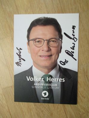 Das Erste Programmdirektor ARD Presseclub Volker Herres - handsigniertes Autogramm!!!