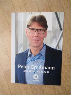 WDR Fernsehmoderator Morgenmagazin Peter Großmann - handsigniertes Autogramm!!!
