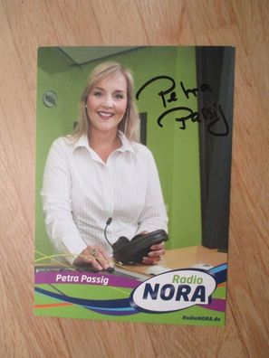 Radio NORA Moderatorin Petra Passig - handsigniertes Autogramm!!!