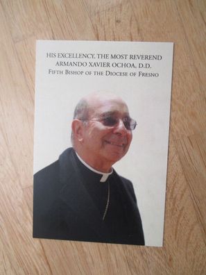 Bischof von Fresno Armando Xavier Ochoa - Autogrammkarte!!!