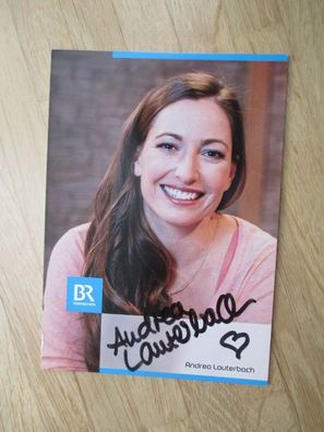 BR Fernsehmoderatorin Andrea Lauterbach - handsigniertes Autogramm!!!