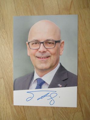 Schleswig-Holstein Ministerpräsident SPD Torsten Albig - handsigniertes Autogramm!!!