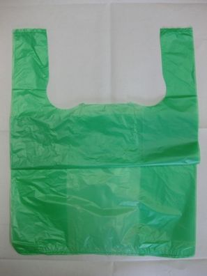 Hemdchentragetaschen - grün -300 + 180 x 550 - 100 Stück