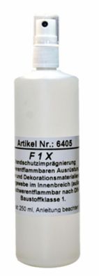 Brandschutzimprägnierung F1X F2X 250ml Spray DIN 1402 B1 Naturfasern synthetisch