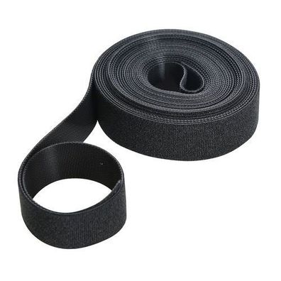 1m Klettband schwarz , 10, 13, 25mm , doppelseitig, Klettstreifen