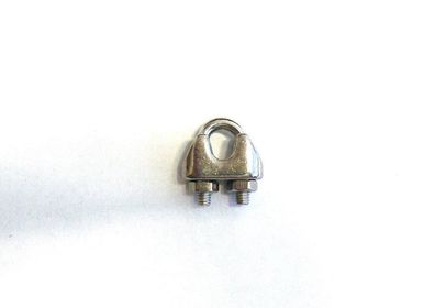 Seilklemmen 2, 3, 4mm , Edelstahl A4 , Bügelseilklemmen, Drahtseil , Stahlseil