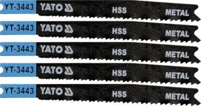 5 Stichsägeblätter 91/74 , für Metall , für B&D ( U123X ), Stichsägeblatt