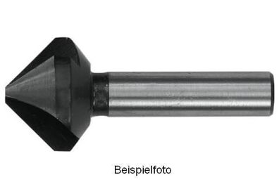 Kegelsenker D 40,0 / 50,0mm mit Rundschaft , HSS , 90° , Senker , für Stahl
