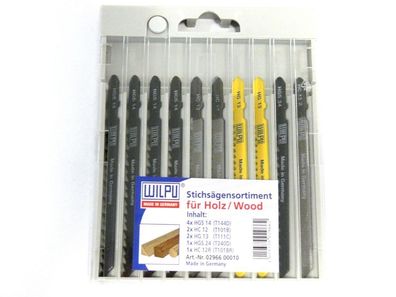 10-teiliges Stichsägeblatt-Set für Holz/ Kunststoff, für Bosch , Stichsägeblätter