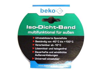 0,87€/ m , Klebeband 60mm/25m für aussen, universal, Iso-Dicht-System, Iso-Dicht-Band